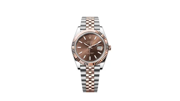 高仿勞力士Rolex-日誌型41 玫瑰金咖啡盤