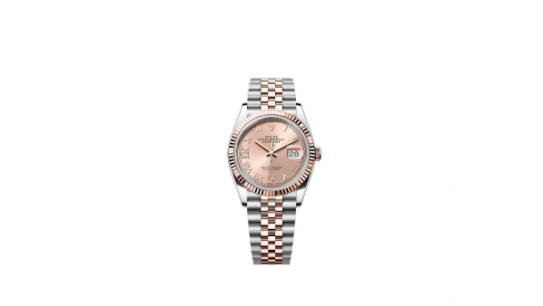 高仿勞力士Rolex-日誌型36 玫瑰金盤