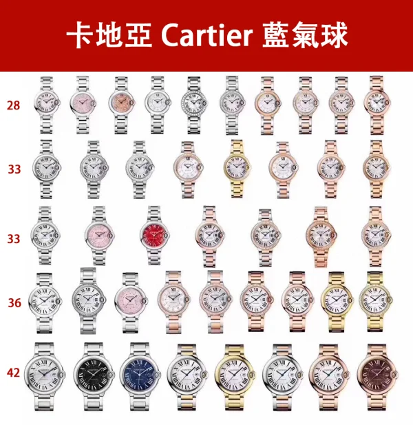 高仿卡地亞 Cartier 藍氣球 所有款式