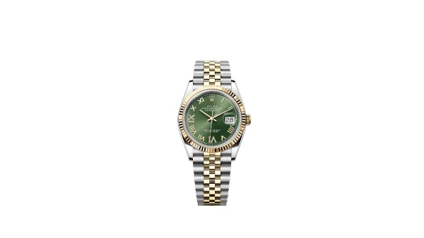 m126233-0025-0913001 高仿勞力士Rolex-日誌型36 間金綠盤