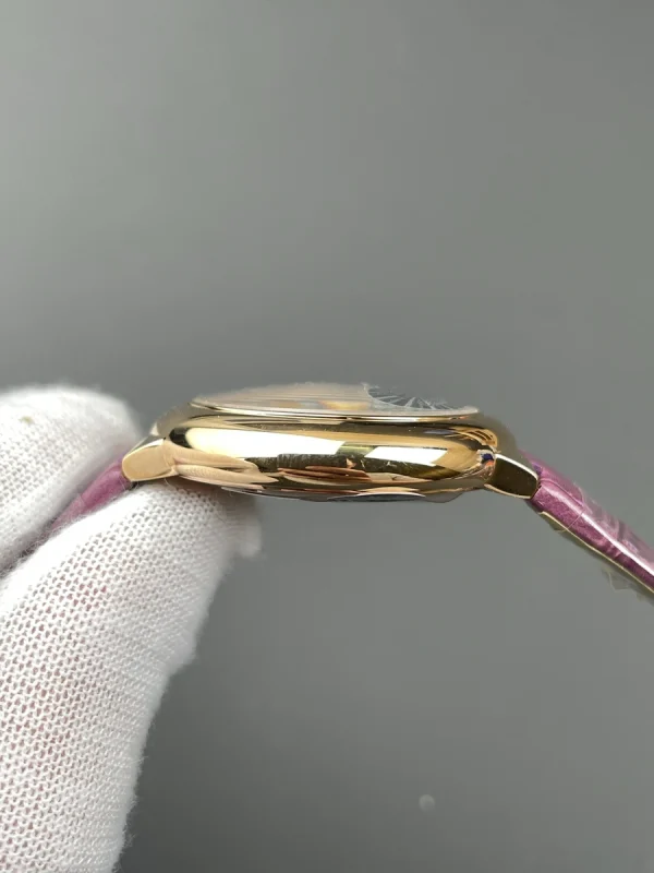 高仿卡地亞 Cartier 藍氣球 玫瑰金鑽刻 33MM