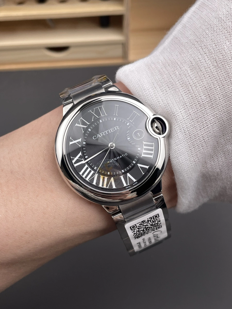 高仿卡地亞 Cartier 藍氣球 黑盤 42MM
