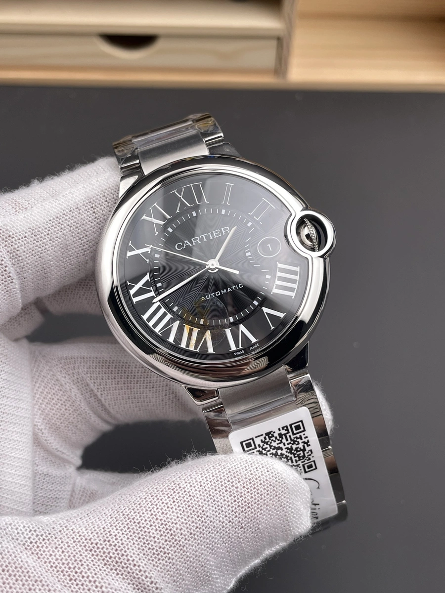 高仿卡地亞 Cartier 藍氣球 黑盤 42MM