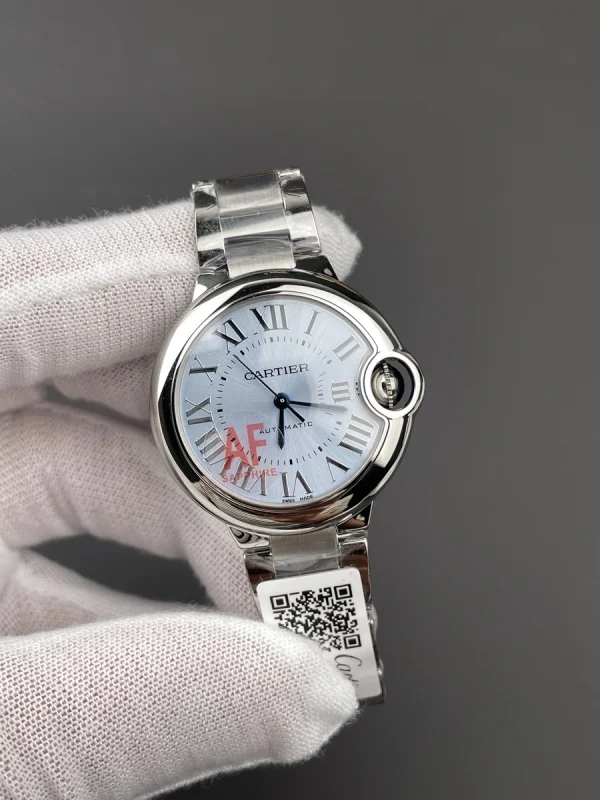 高仿卡地亞 Cartier 藍氣球 冰藍盤 33MM