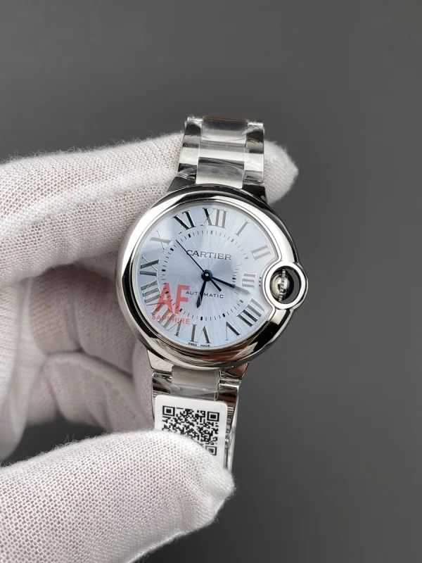 高仿卡地亞 Cartier 藍氣球 冰藍盤 33MM