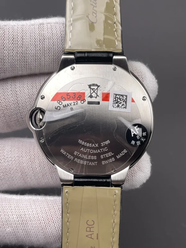 高仿卡地亞 Cartier 藍氣球 白盤皮帶款 42MM