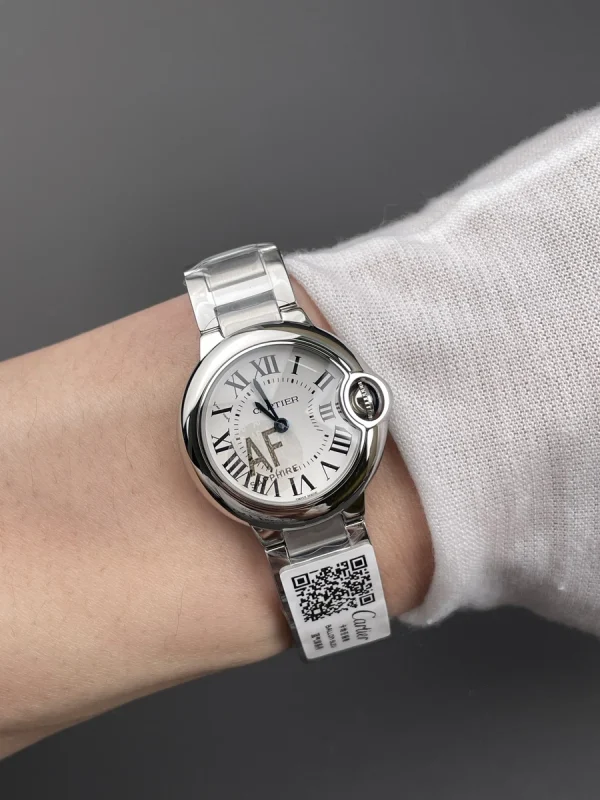 高仿卡地亞 Cartier 藍氣球 白盤 33MM