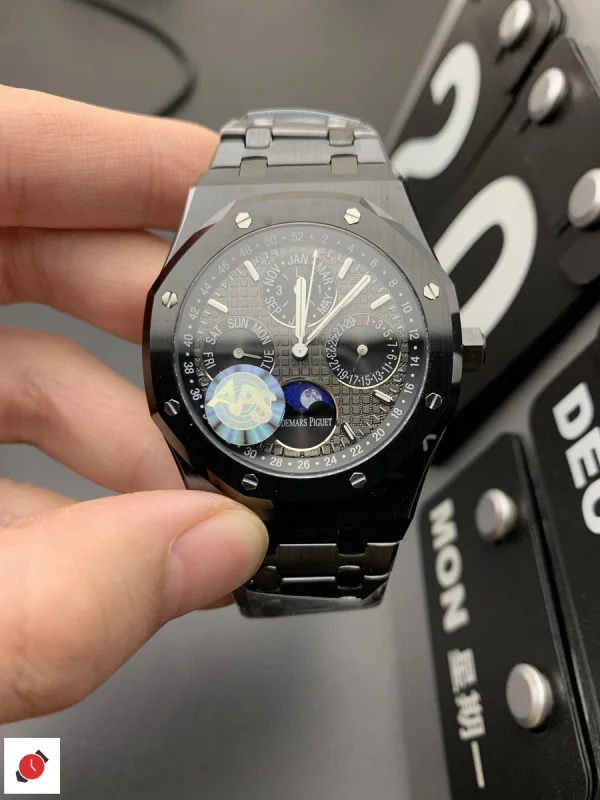 高仿AP-愛彼 皇家橡樹系列 陶瓷萬年曆 41MM