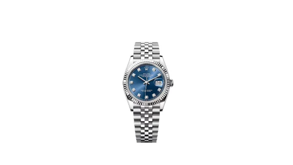 高仿勞力士Rolex-日誌型36 鑽石藍盤