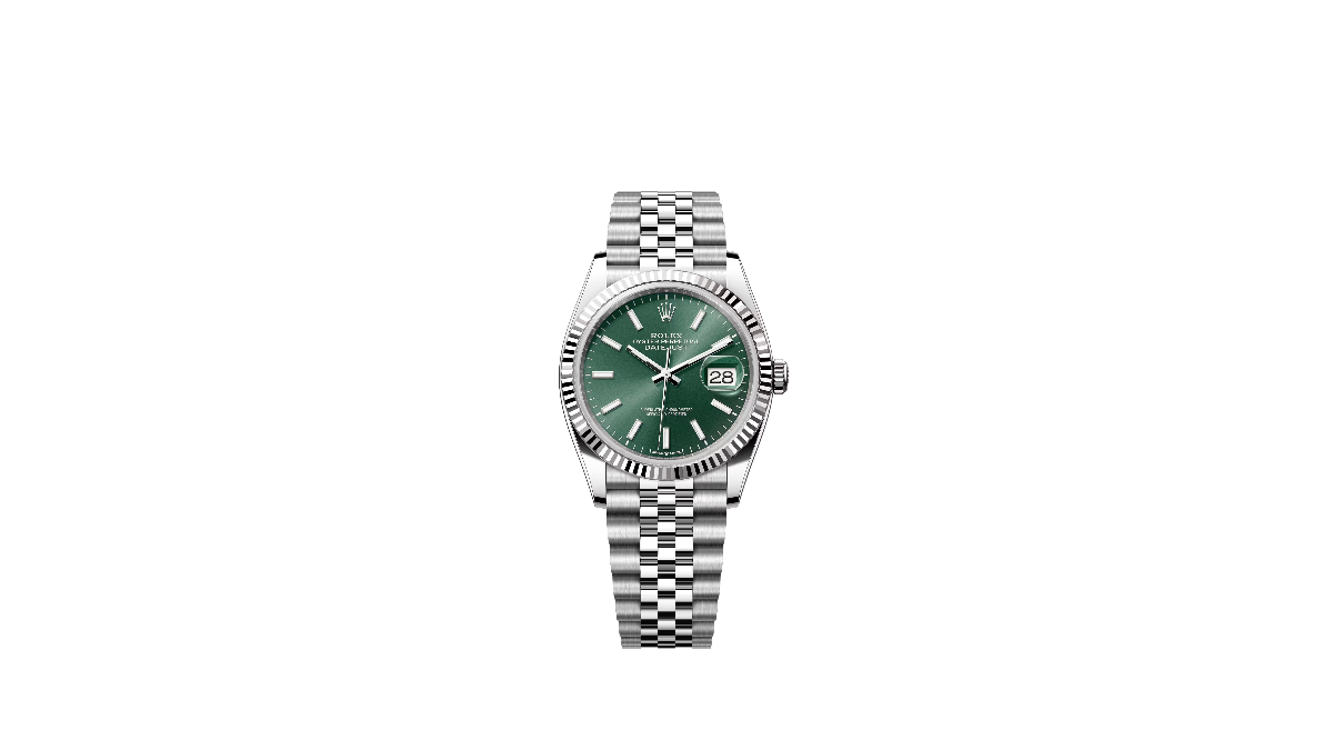 rolex-day-just-0913006 高仿勞力士Rolex-日誌型36 銀針綠盤