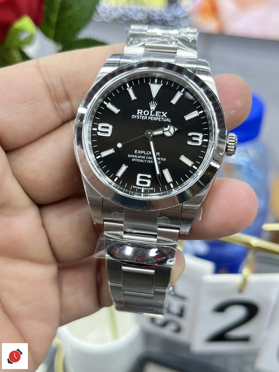 高仿勞力士Rolex 探險家系列 Explorer 探1 黑盤 m224270-0001