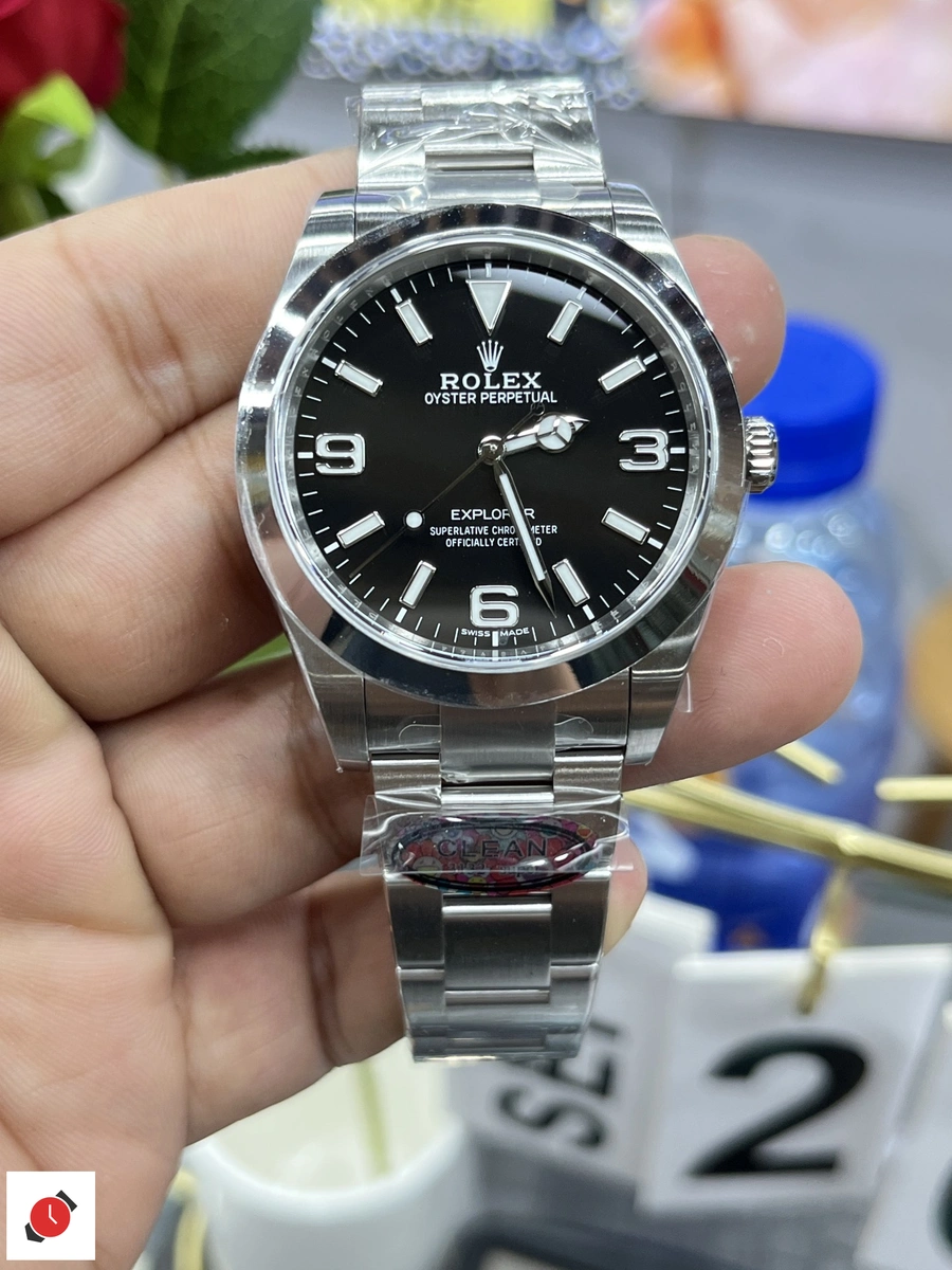 高仿勞力士Rolex 探險家系列 Explorer 探1 黑盤 m224270-0001