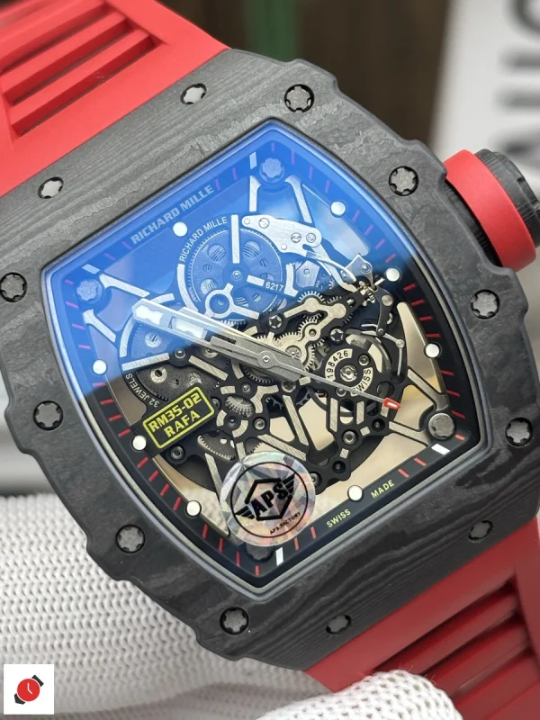 高仿理查德·米勒 Richard Mille RM35-02 紅錶帶