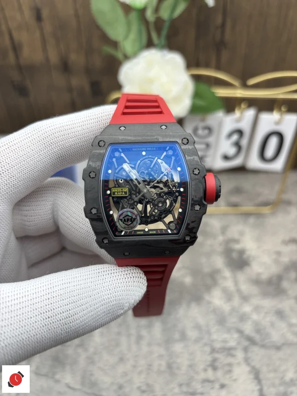 高仿理查德·米勒 Richard Mille RM35-02 紅錶帶