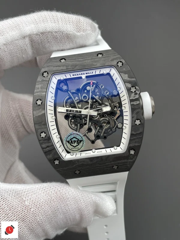 高仿理查德·米勒 Richard Mille RM055 白錶帶