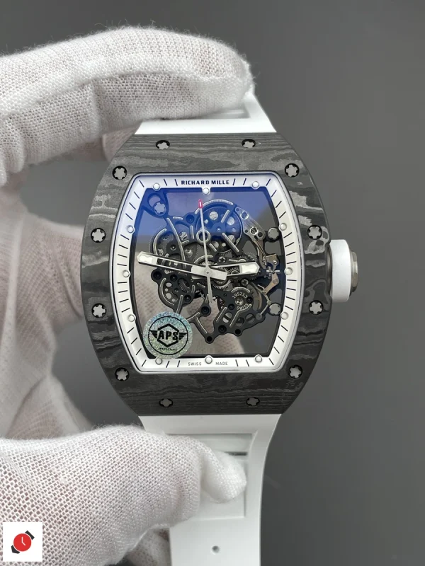 高仿理查德·米勒 Richard Mille RM055 白錶帶