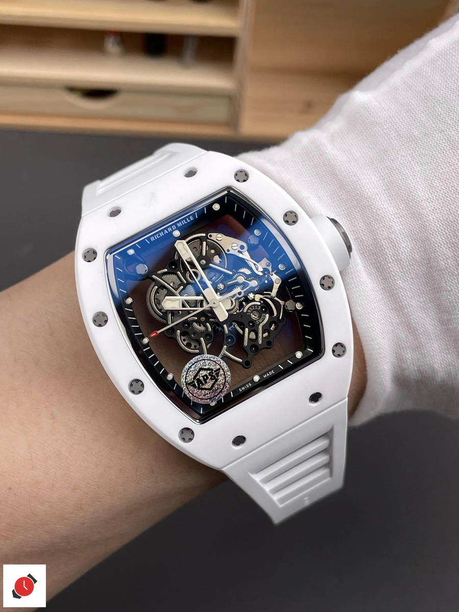 高仿理查德·米勒 Richard Mille RM055 白陶瓷