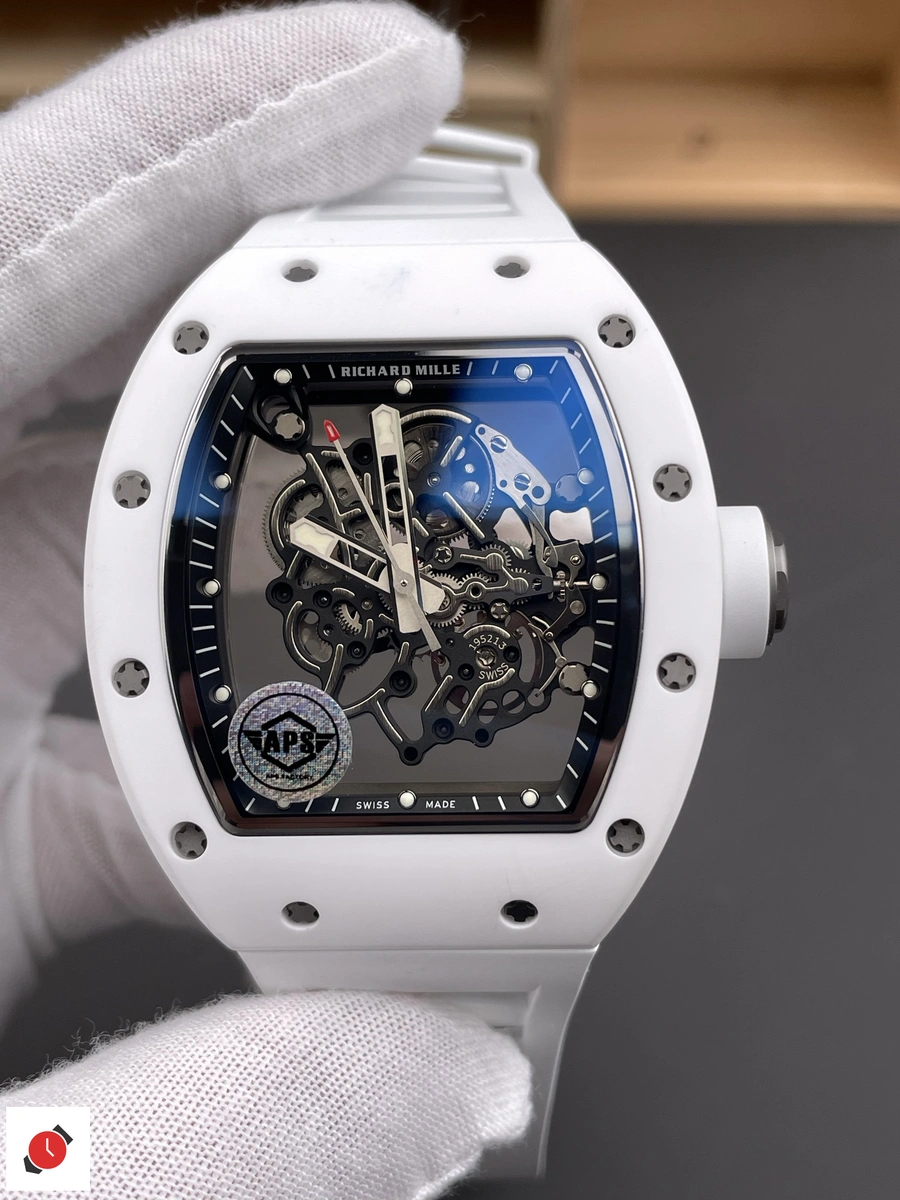 高仿理查德·米勒 Richard Mille RM055 白陶瓷
