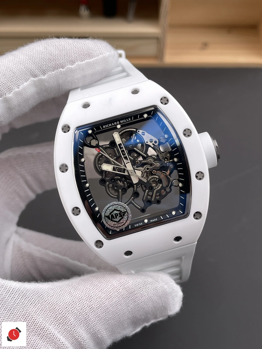 高仿理查德·米勒 Richard Mille RM055 白陶瓷