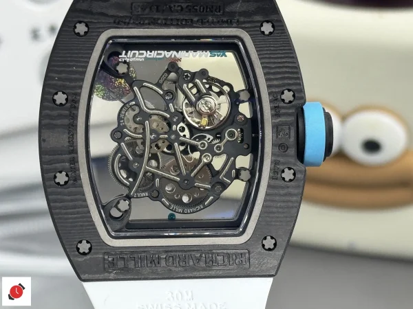 高仿理查德·米勒 Richard Mille RM055 白藍碳