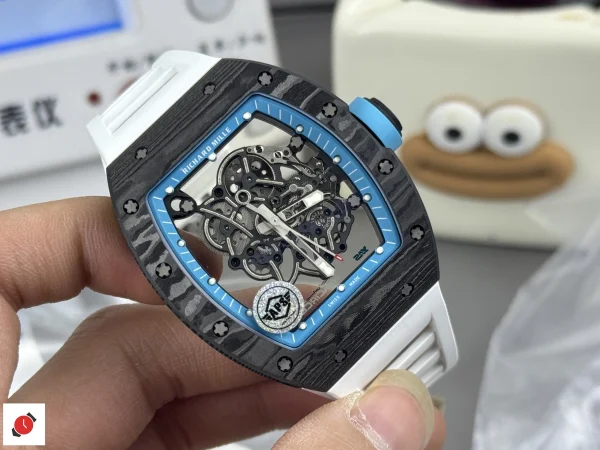 高仿理查德·米勒 Richard Mille RM055 白藍碳