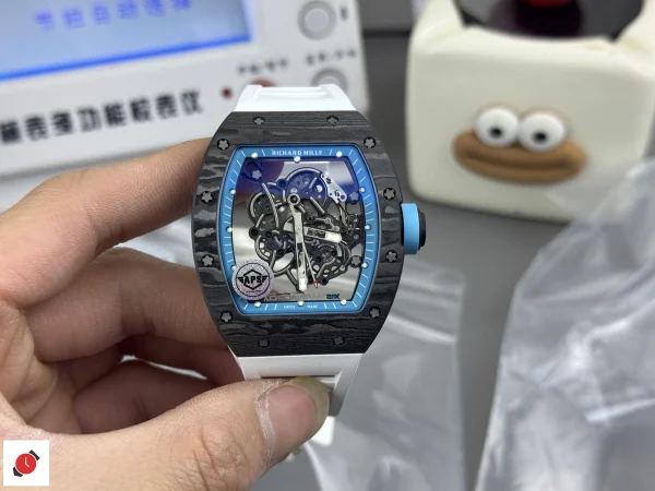 高仿理查德·米勒 Richard Mille RM055 白藍碳