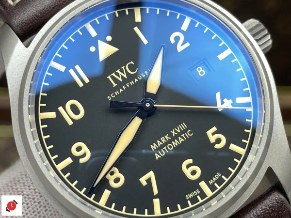 高仿 IWC萬國 馬克十八 飛行員系列 黑灰盤 IW327006 40MM
