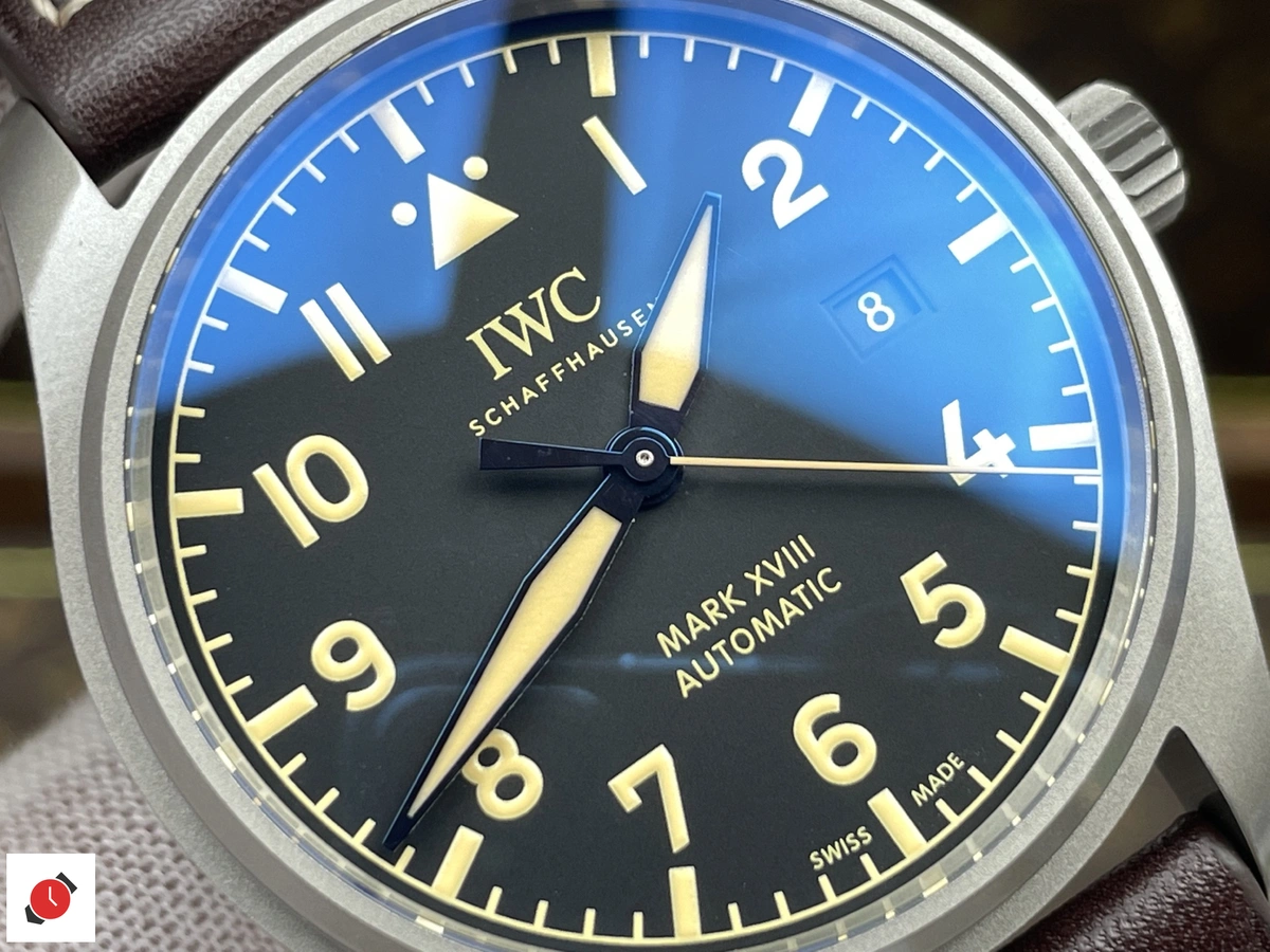 高仿 IWC萬國 馬克十八 飛行員系列 黑灰盤 IW327006 40MM