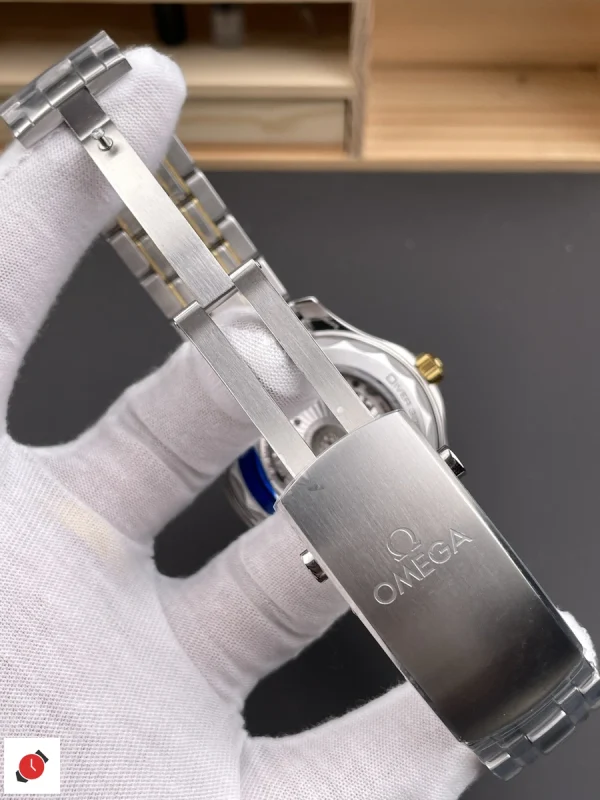 高仿歐米茄-Omega 海馬300系列 間金黑盤 42MM