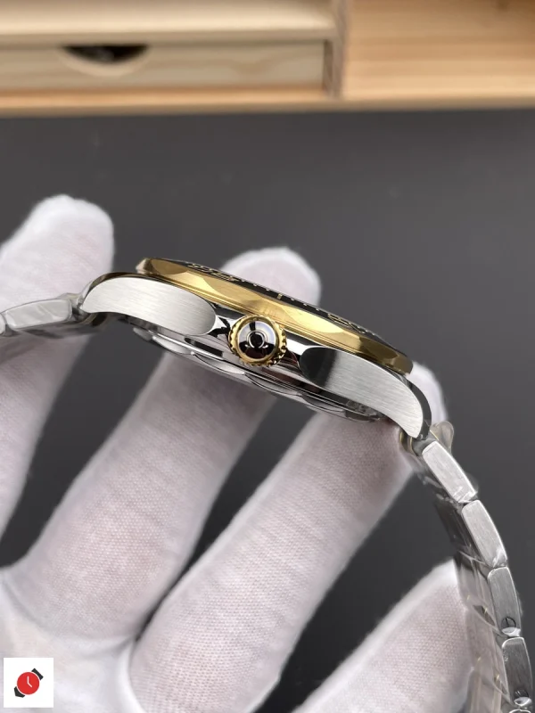高仿歐米茄-Omega 海馬300系列 間金黑盤 42MM