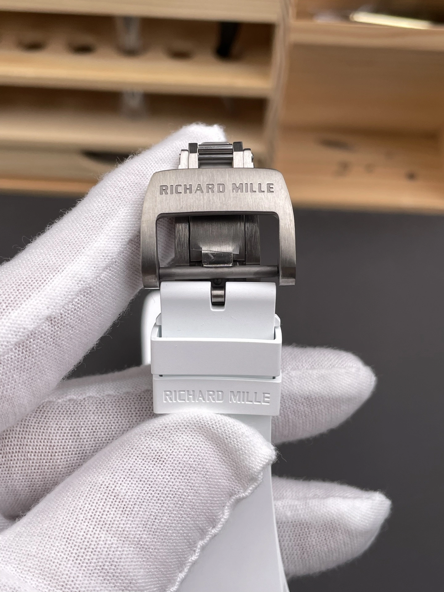 高仿理查德·米勒 Richard Mille RM61-01 白陶瓷綠跑道