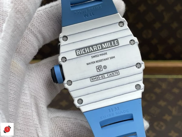 高仿理查德·米勒 Richard Mille RM35-01 白色碳纖維