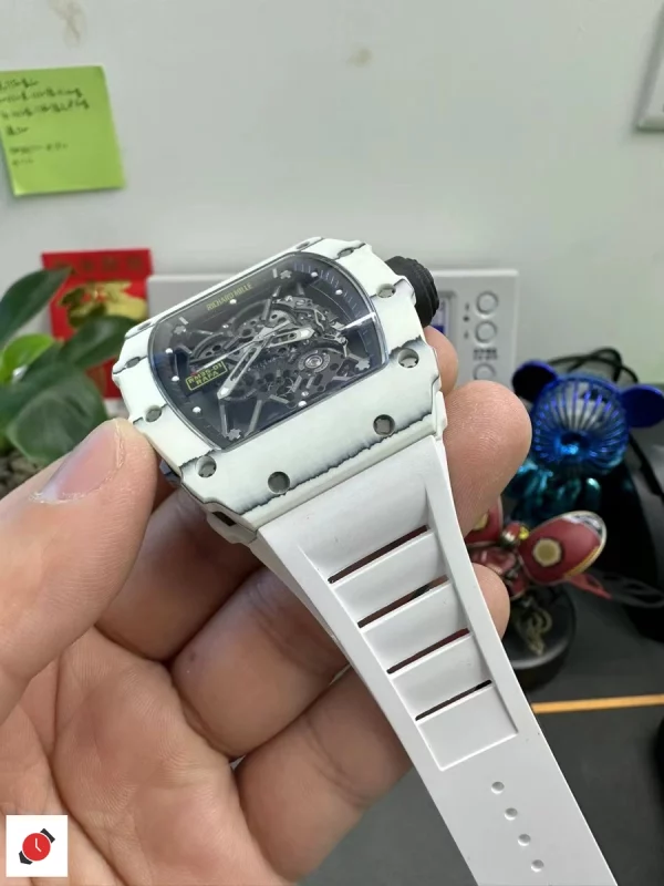 高仿理查德·米勒 Richard Mille RM35-01 白碳纖維