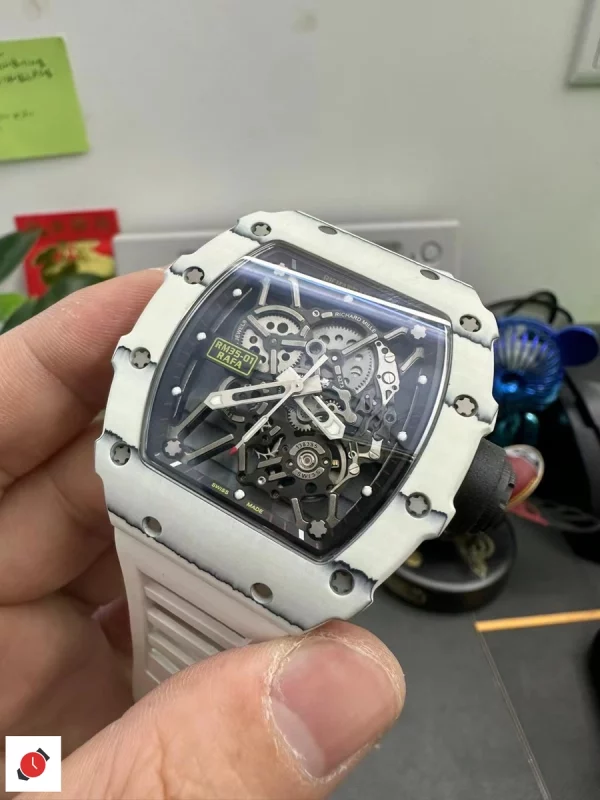 高仿理查德·米勒 Richard Mille RM35-01 白碳纖維