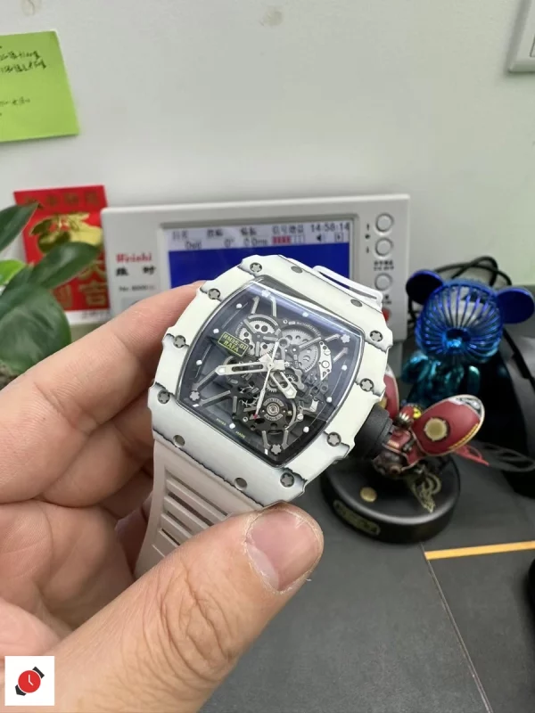 高仿理查德·米勒 Richard Mille RM35-01 白碳纖維