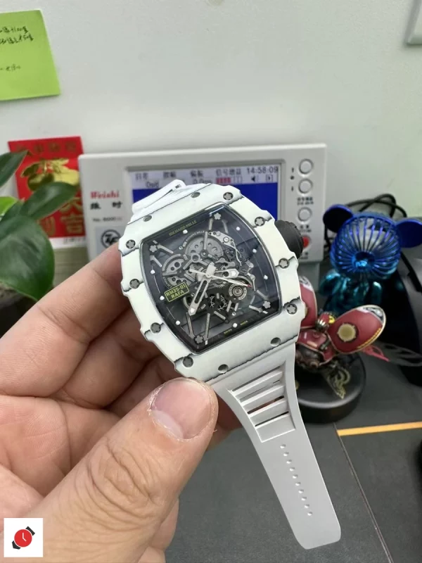 高仿理查德·米勒 Richard Mille RM35-01 白碳纖維
