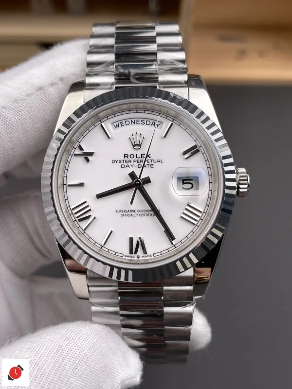 高仿勞力士Rolex 星期日曆 Day-Date DD 白羅馬 40MM m228239