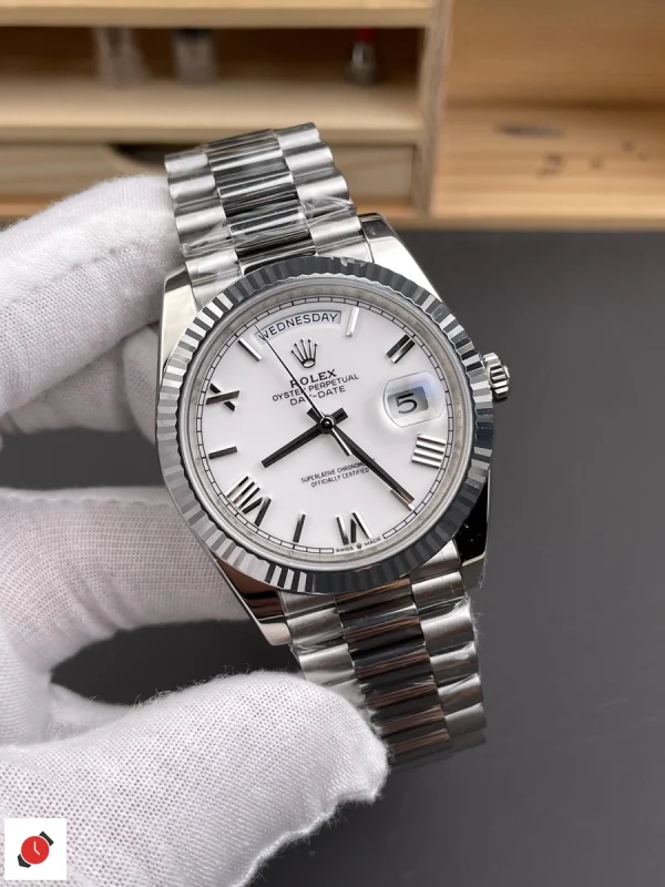 高仿勞力士Rolex 星期日曆 Day-Date DD 白羅馬 40MM m228239