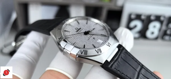 高仿 歐米茄Omega 星座系列 鋼圈灰格紋 41MM