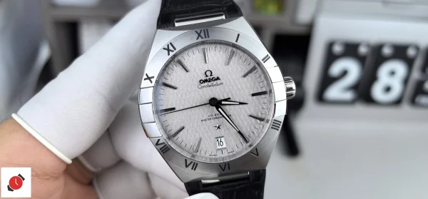 高仿 歐米茄Omega 星座系列 鋼圈灰格紋 41MM