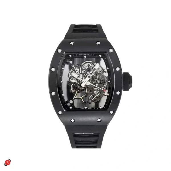 20251008007 高仿理查德·米勒 Richard Mille RM055 黑陶瓷