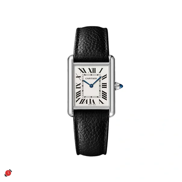 Cartier-1010005 高仿卡地亞 Cartier 坦克系列 Tank 白盤皮帶中號 WSTA0041