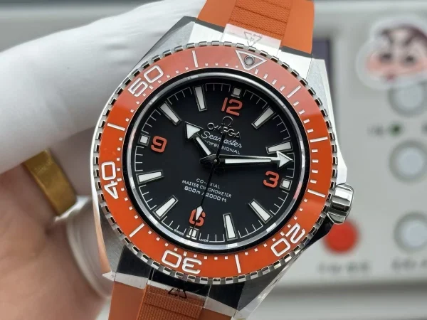 高仿歐米茄-Omega 海馬600系列 橙色陶瓷圈口