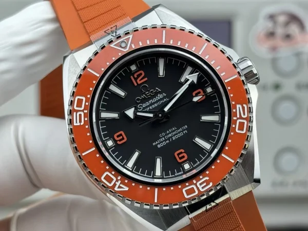 高仿歐米茄-Omega 海馬600系列 橙色陶瓷圈口