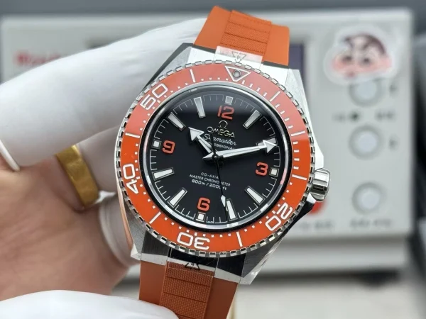 高仿歐米茄-Omega 海馬600系列 橙色陶瓷圈口