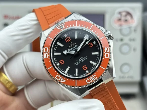 高仿歐米茄-Omega 海馬600系列 橙色陶瓷圈口