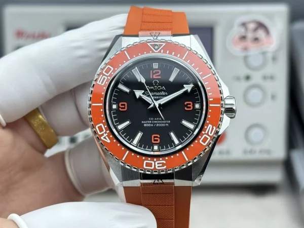 高仿歐米茄-Omega 海馬600系列 橙色陶瓷圈口