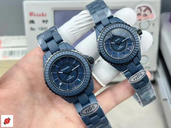 高仿香奈兒Chanel-J12 藍色陶瓷-藍鑽時刻 38MM/33MM