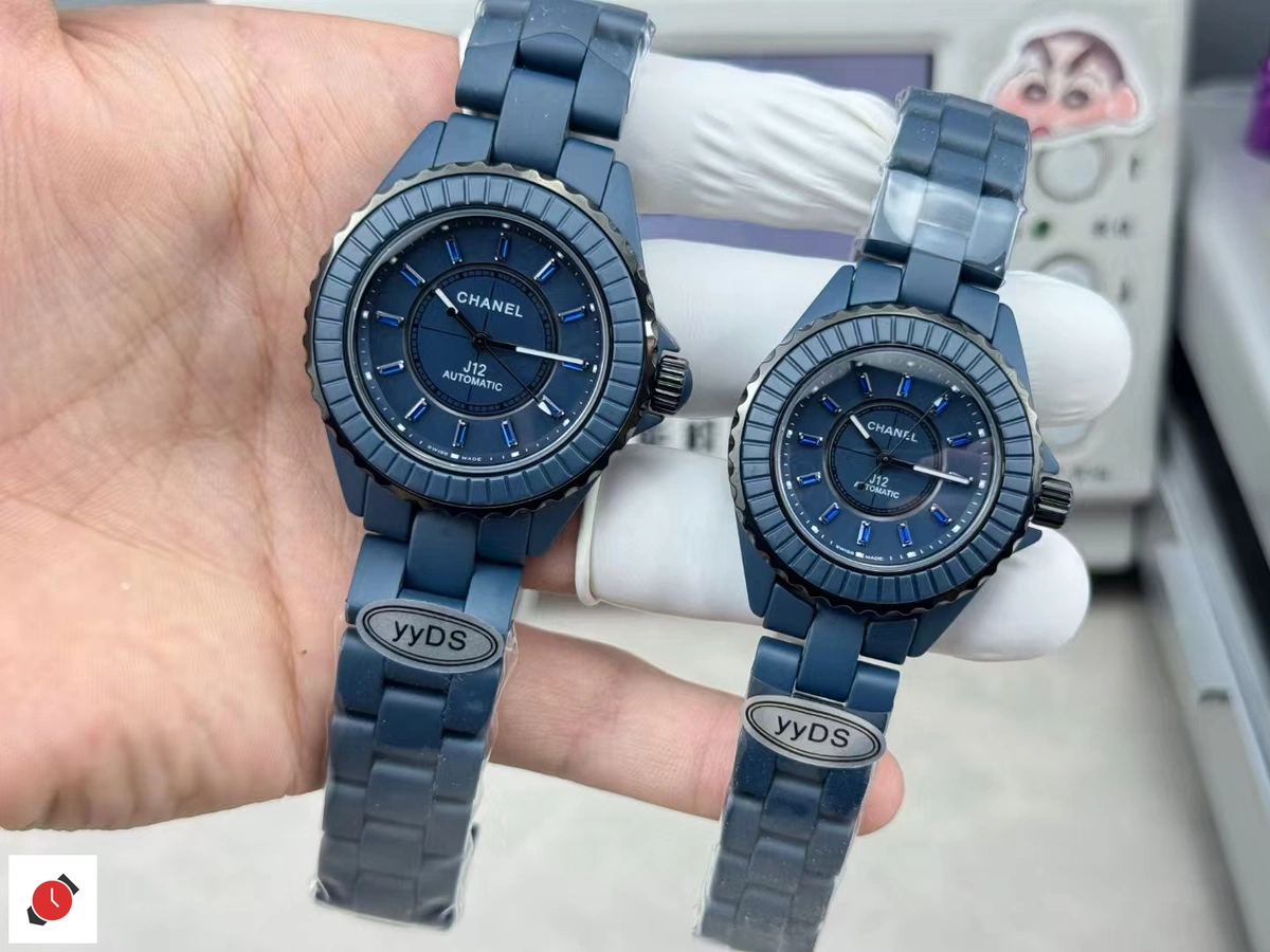 高仿香奈兒Chanel-J12 藍色陶瓷-藍鑽時刻 38MM/33MM