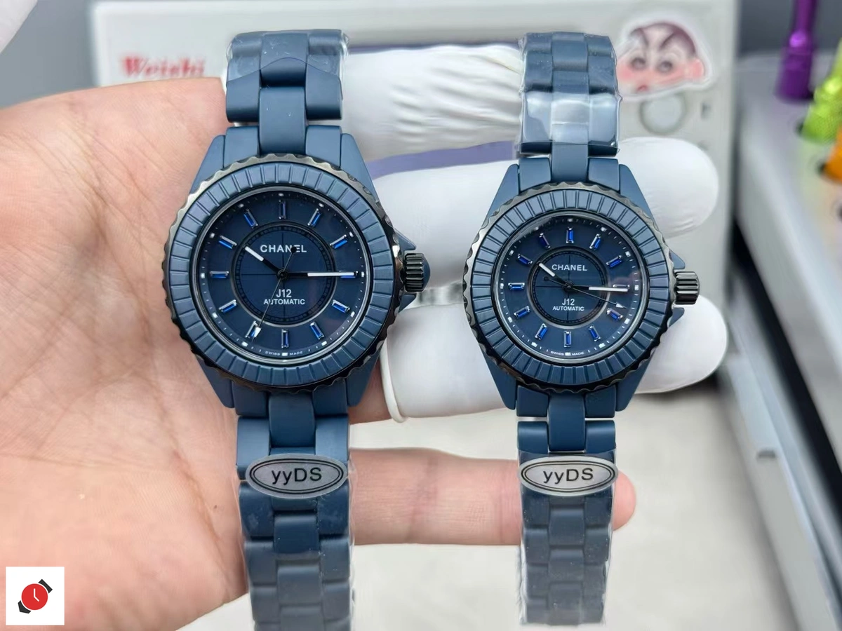 高仿香奈兒Chanel-J12 藍色陶瓷-藍鑽時刻 38MM/33MM